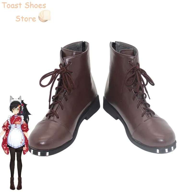 

Ookami Mio Cosplay Shoes Vtuber Cosplay Prop Halloween Carnival Boots PU Leather Shoes Costume Prop