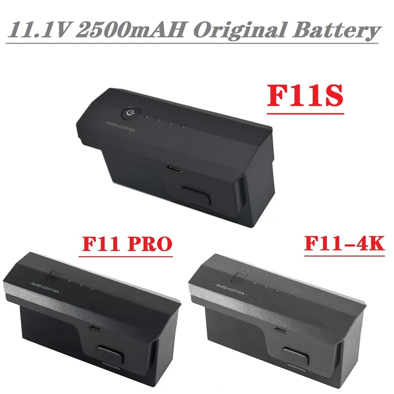 11.1V 2500mAh Lipo battery for SJRC F11/F11 PRO/F11-4K PRO/F11S 4K PRO Drone 5G Wifi GPS FPV RC Drone Quadcopter Spare Parts