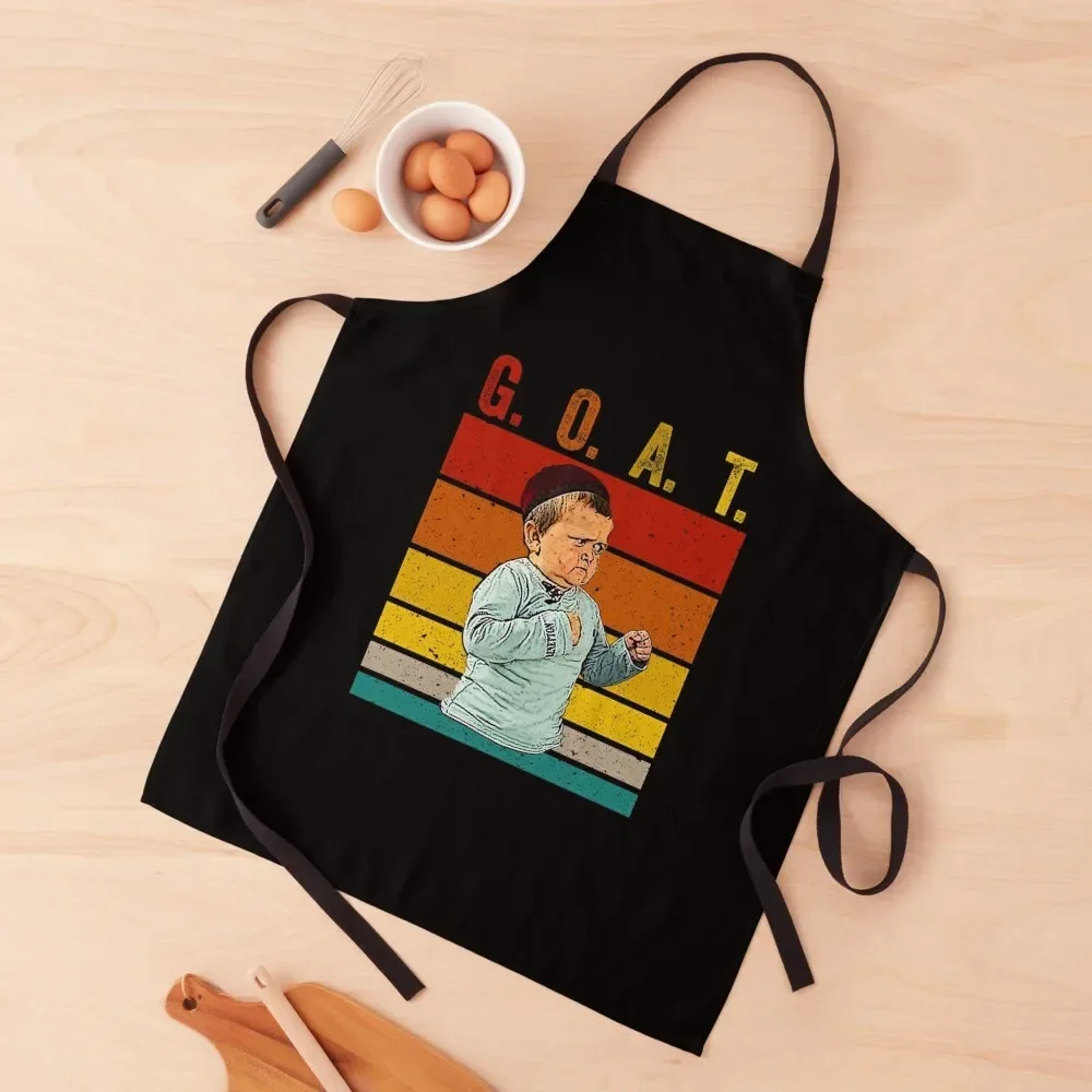 

MMA Hasbulla Fighting Meme GOAT Vintage Apron Kitchen Apras For Women innovative kitchen and home items Apron