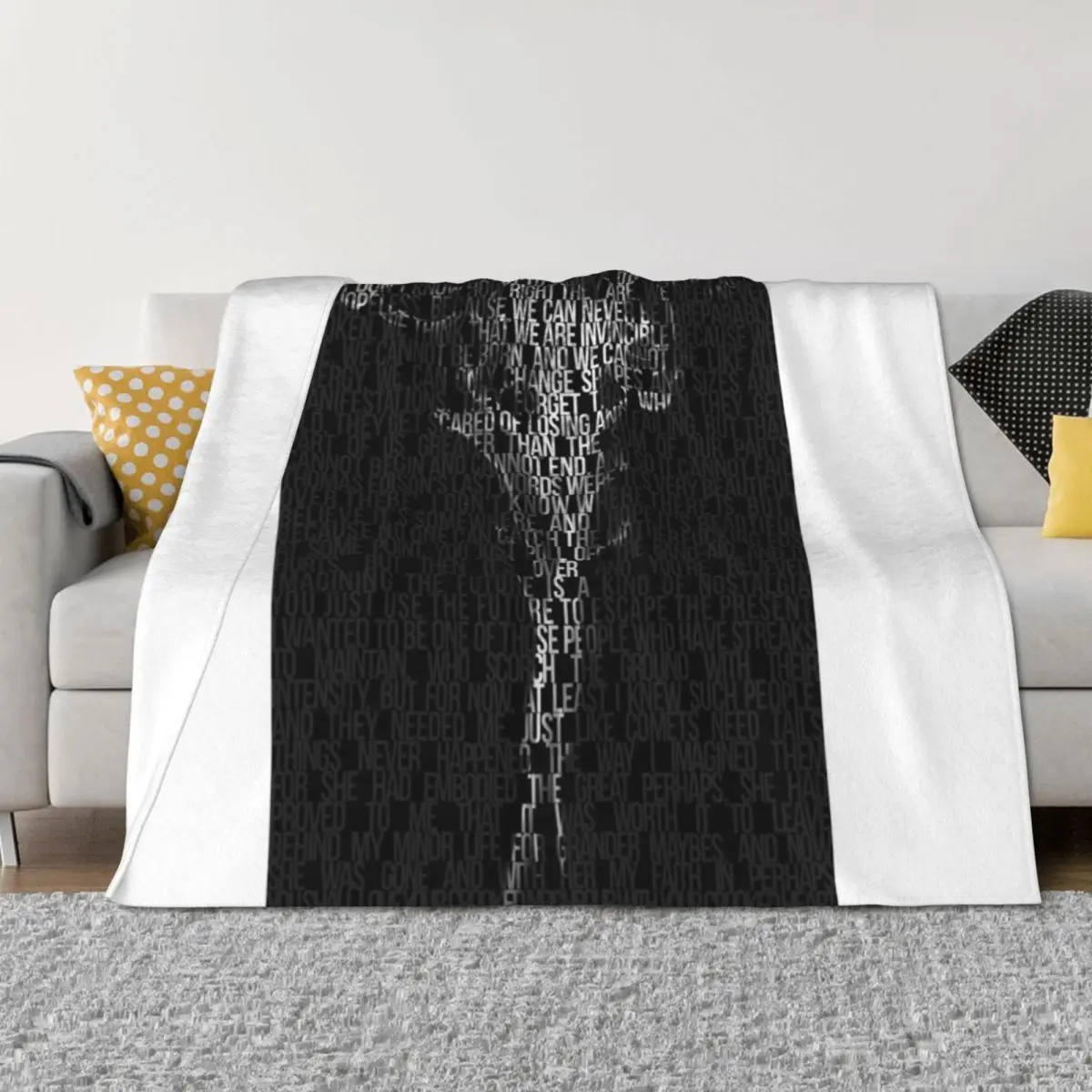 

Looking For Alaska Typography Throw Blanket Decorative Sofa Beautifuls warm for winter Cute Blankets