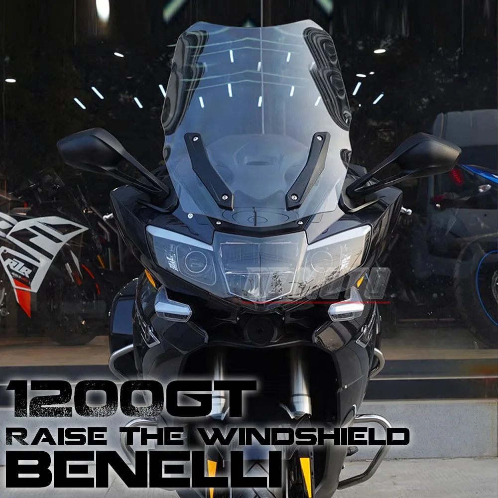 

Deflector Accessories Heightening And Thickening FOR Benelli 1200GT BJ1200 GT Raise the windshield Retrofit windshield Wind