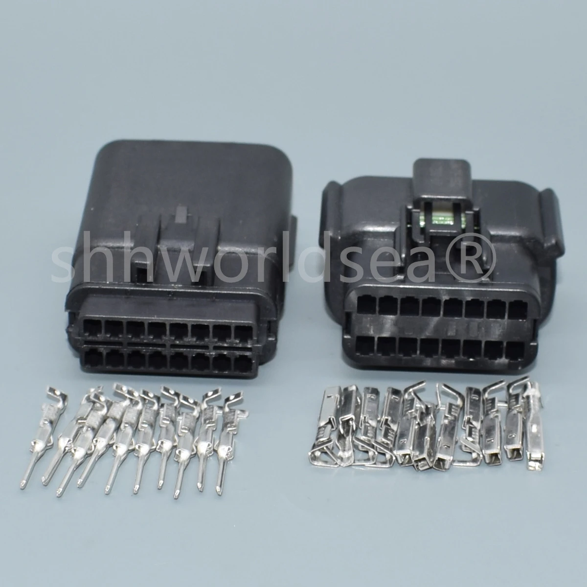 shhworldsea 16 Pin 33472-1601 33482-1601 Headlight Socket Automotive Lamp Light Connector For Ford Focus Mondeo 33472-1740