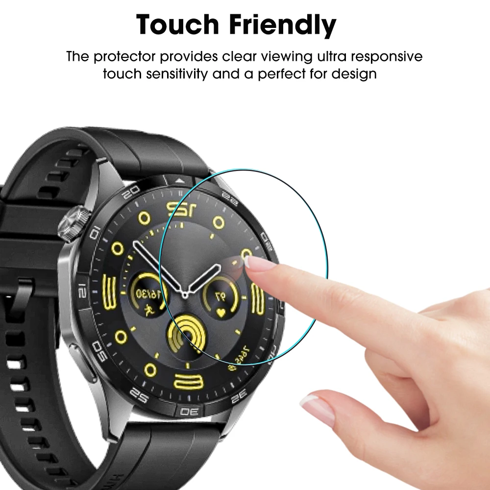 Protector de pantalla de cristal para reloj inteligente, película protectora para Huawei Watch GT 4 3 GT2 Pro Runner CYBER 41/42/46MM, GT4 GT3 SE