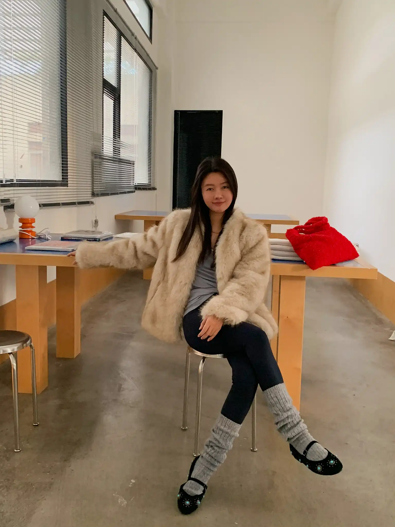 

LILUOP Thiened Warmth Eco-friendly Fur Coat Winter Faion Casual Versatile Ele Loose Coat for Young And Middle-aged ...