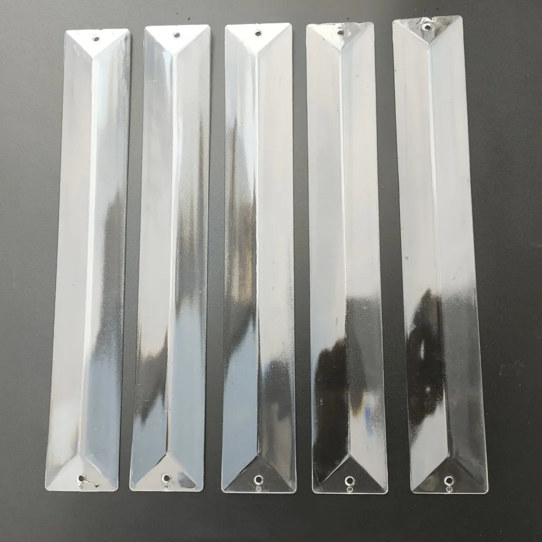 

Camal 10 шт. 150 мм прямоугольные длинные акриловые хрустальные призмы K9 прозрачная подвесная люстра в форме капли часть освещения Suncatcher домашний декор DIY