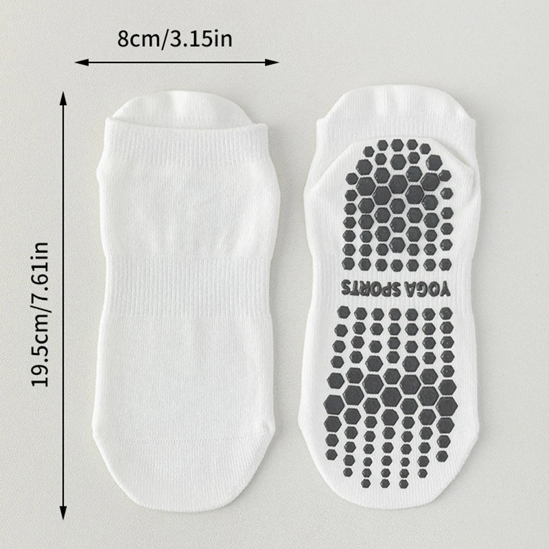 Women Anti-Slip Sock Trampoline 1Pair Yoga Sock Cotton Breathable Short Socks Elasticity Sport Boy Girl Outside Sport Socks