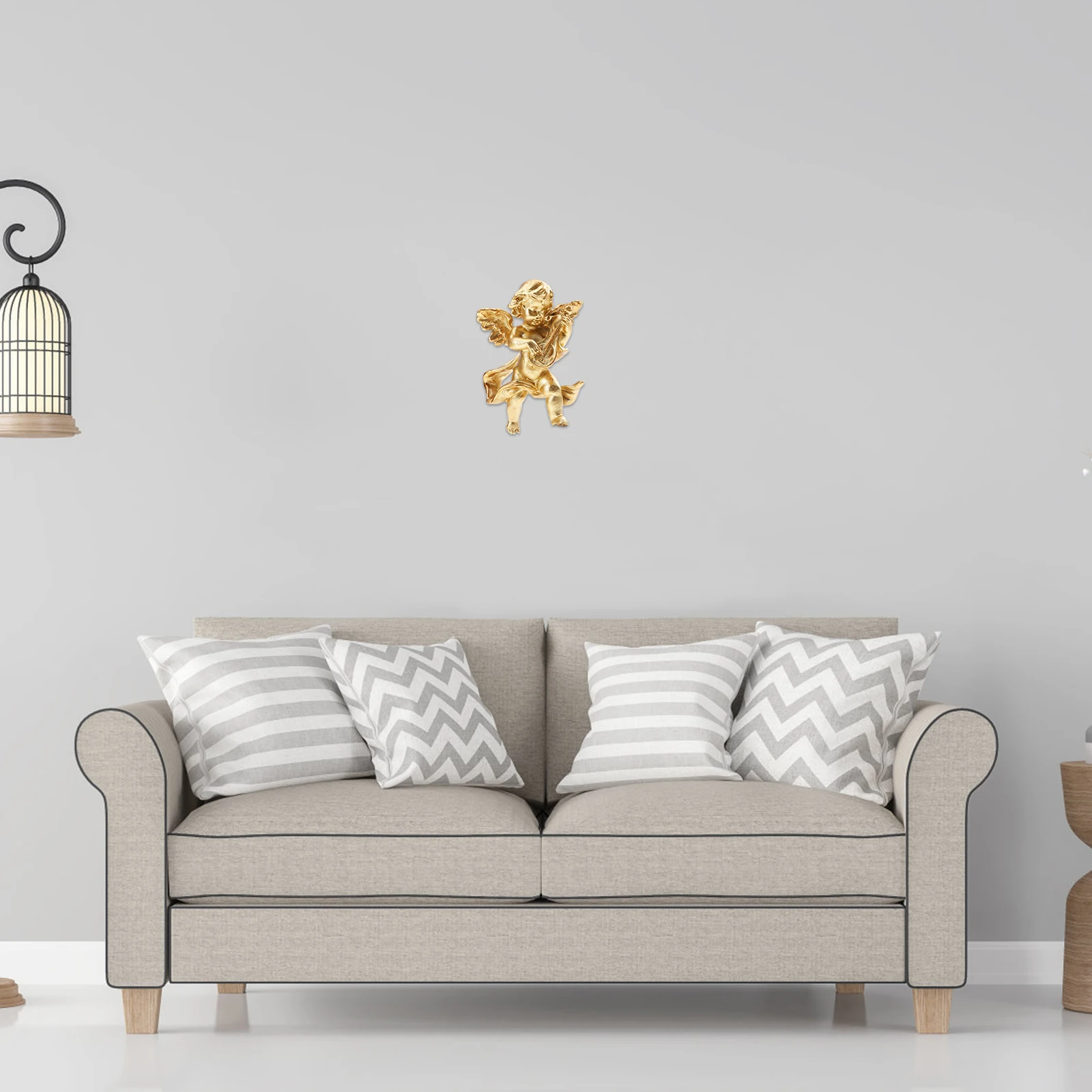 

Retro Resin Angel Sculpture Wall Decor Premium Material Home Decoration Resin Figurine Lovely Figurine Ornaments