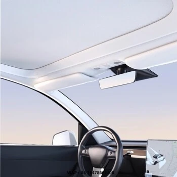 

Hansshow Model Y Electric Sunshade Panoramic Sunroof Retractable Sun Shade For Model Y Car Roof Sunshade