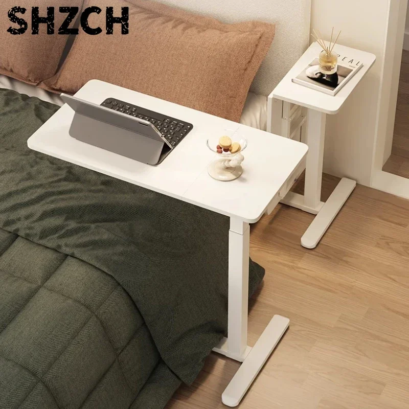 air-powered-lifting-bed-side-computer-desk-home-bedroom-simple-student-writing-desk-mobile-sofa-folding-desk-office-furniture