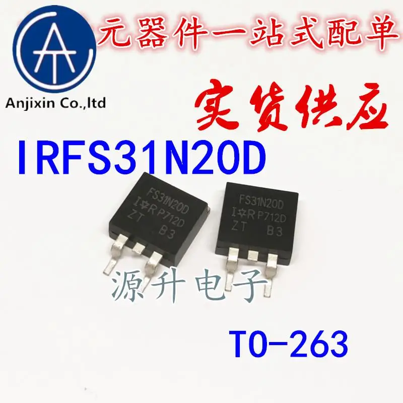 20 pz 100% originale nuovo transistor SMD N/FS31N20D n-channel TO-263