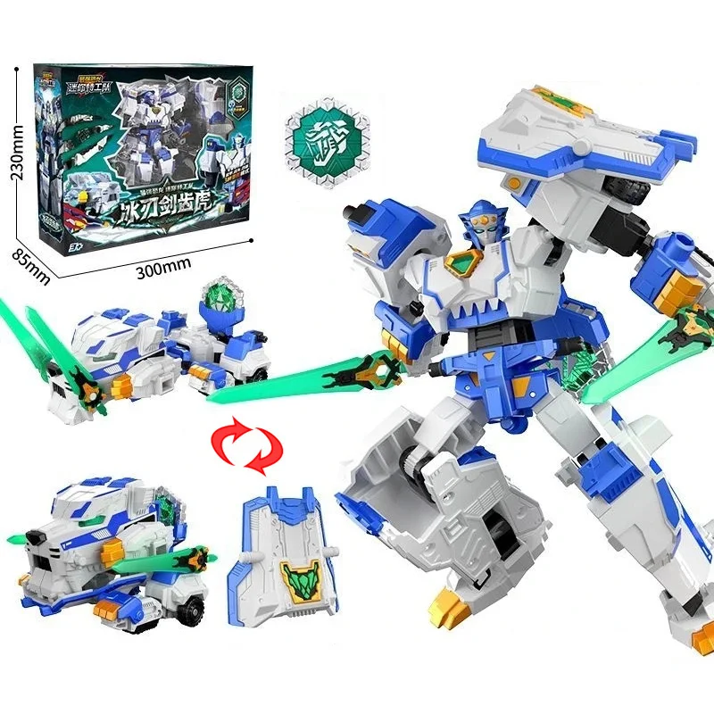 ของเล่นหุ่นยนต์แปลงร่างมินิฟอร์ซ ไดโนอิด วอร์ริเออร์ แอคชั่นฟิกเกอร์ มินิฟอร์ซ เอ็กซ์ ไทดอล ชาร์ค เฮดบอท ของเล่นไดโนเสาร์แปลงร่าง