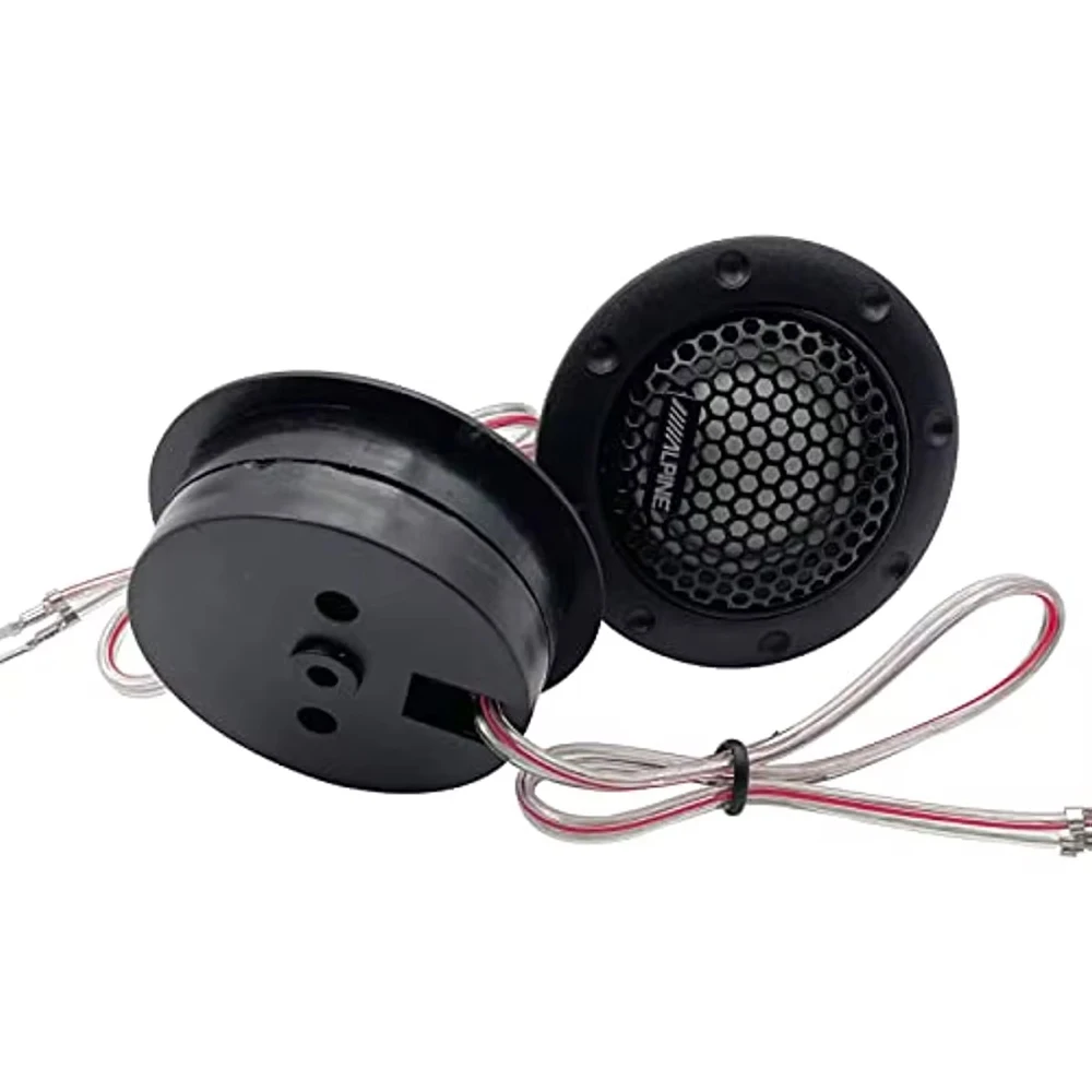 1 par de altavoces estéreo de alta fidelidad para coche, Tweeter para coches, Audio modificado, Tweeter de cúpula de seda, estéreo, multicolor, altavoz de tono alto