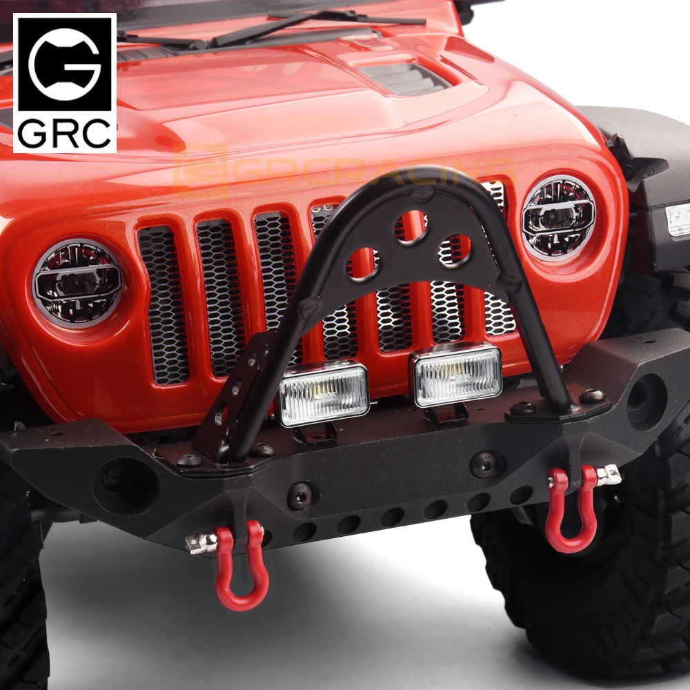 Reflector rectangular GRC de 20mm, reflector todoterreno de simulación retro aplicado a coche de control remoto 1/10 RC TRX-4 TRX-6 SCX10