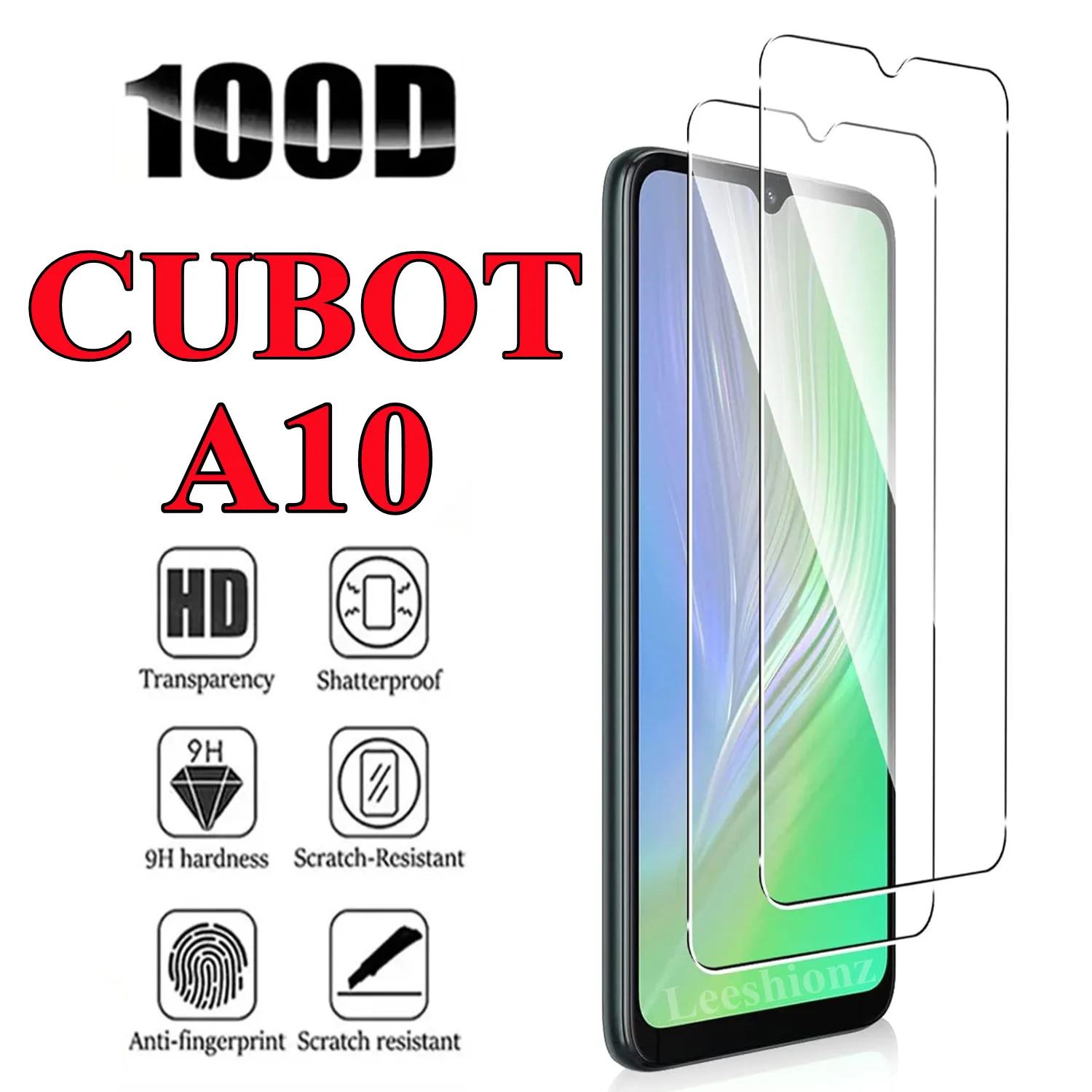 

2/4Piece For CUBOT A10 9H Screen Protector Glass HD Tempered Glass Film