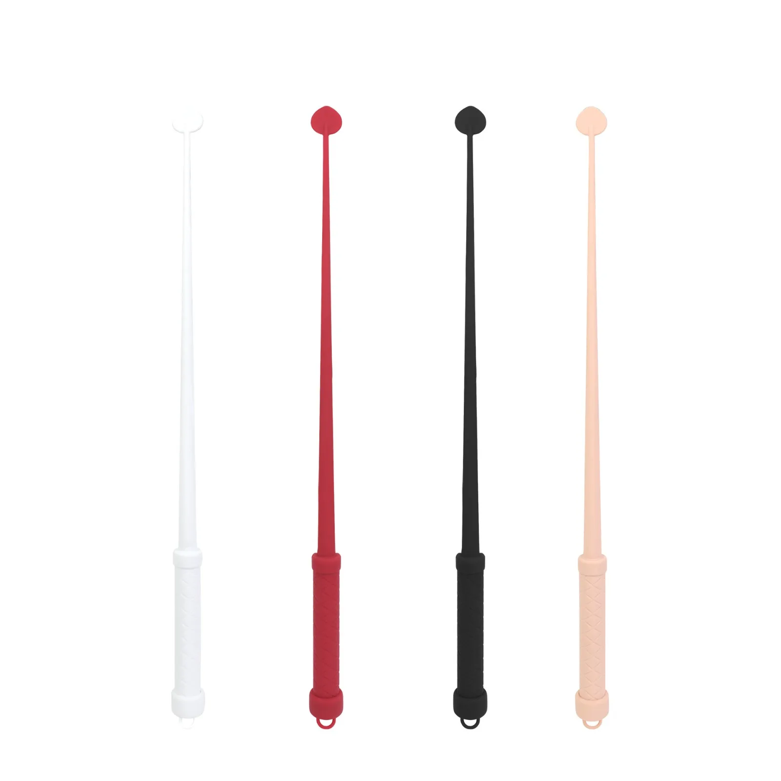 Silicone BDSM Whip Heavy Duty Flexible Spanking Crop Impact Play Discipline Roleplay Dom Sub Fetish Gear Couples Adult Toy