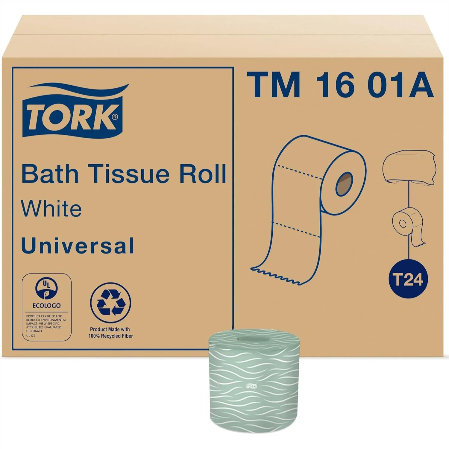 

Universal Bath Tissue Roll, 2-Ply, 48 Rolls, 500 Sheets Each, Rapid Breakup for Plumbing