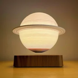 Magnético Levitating Saturn Lamp, Luz De Mesa, Decoração De Casa, Lua, Presentes De Natal