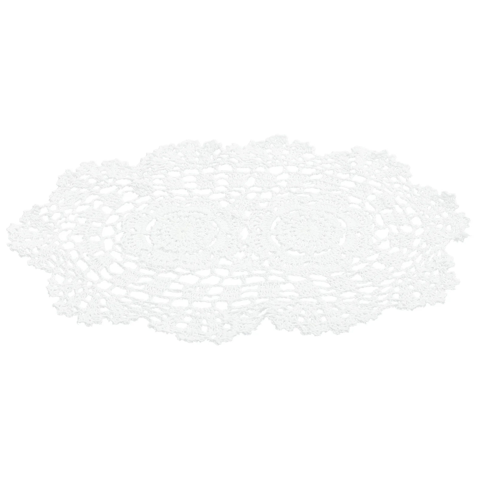 

Crochet Lace Placemat Cotton Table Mat Rustic Style Dining Table Decoration Home Party Tablecloth Ornament