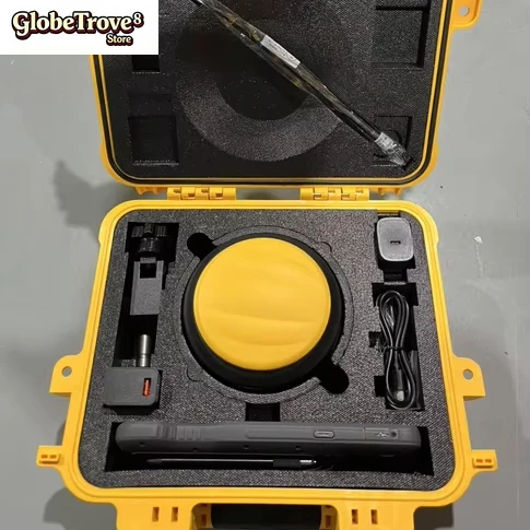 GlobeTrove High-Precision Laser&AR GNSS RTK Allynav R90 Rover And Base Set With UM980 Board And Camera For Land Surveying