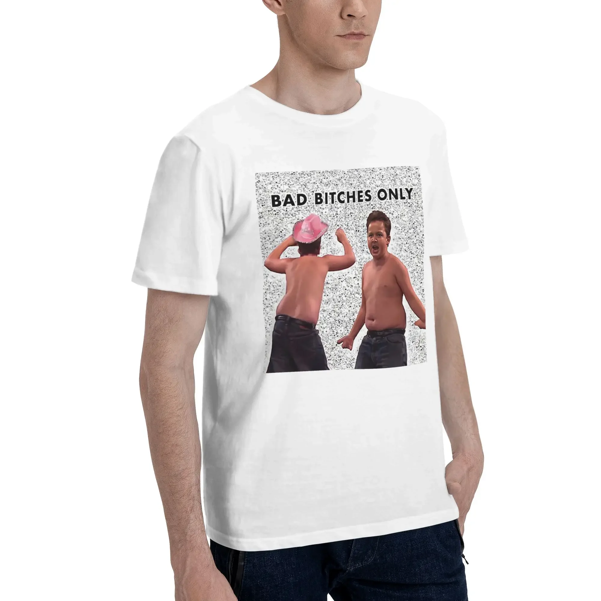 Gibby Party Requirements Men T-Shirt Oversized T Shirts Men's Crew Neck Cotton Tees Short Summer Male