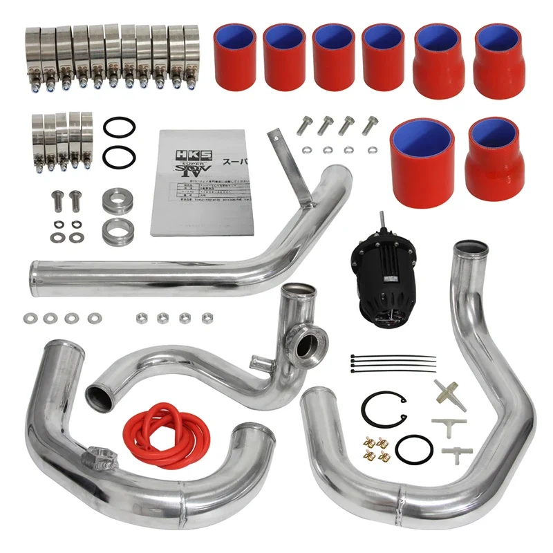 Tubi intercooler anteriori e valvola di scarico 25PSI adatti per VW Golf GTI Jetta GL GLS GLI 1.8T MKIV 98-05 Performance