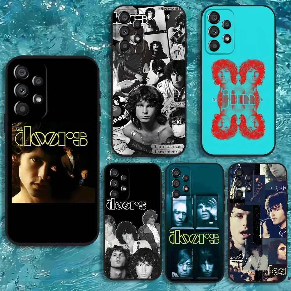 

The Doors Jim Morrison Phone Case For Samsung Galaxy A20,A21s,A22,A31,A32,A52,A53,A72,73,A80 Soft Black Cover