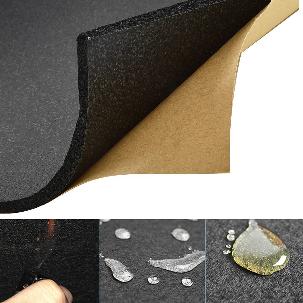 30*50cm 5mm Car Sound Proofing Deadener Self Adhesive Foam Insulator Cotton High-density & High-quality Foam, Stronger Noise Per