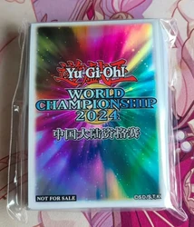 70Pcs Yugioh KONAMI Duel Monsters WORLD CHAMPIONSHIP WCS 2024 China Limited Official Collection Sealed Card Protector Sleeves