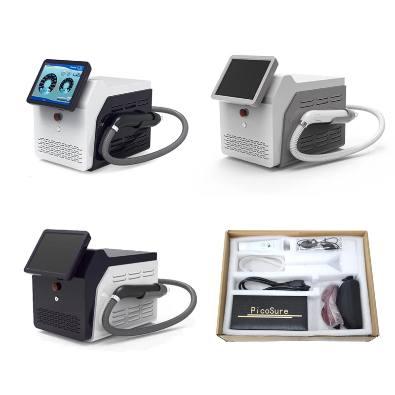 2024 Newest Q-SWITCH ND YAG LASER Tattoo Removal Carbon Peeling NdYag Tattoo Remove Machine Pico Laser For Remove Tattoo