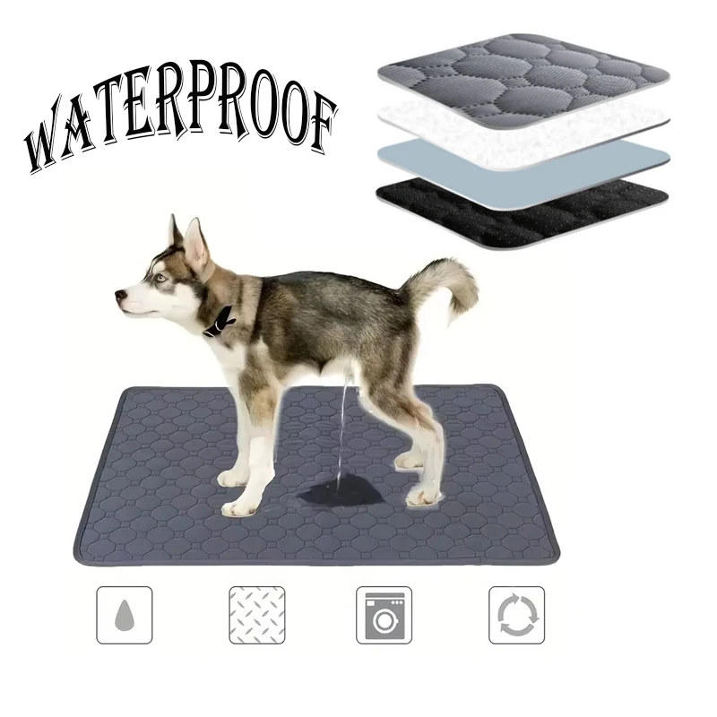 

Dog Pee Pad Reusable Washable Dog Urine Mat Car Seat Floor Sofa Waterproof Absorbent Puppy Cat Training Diaper Mat Pet Supplies