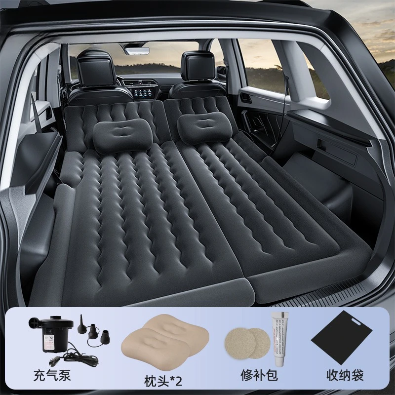 Aufblasbares Autobett, SUV-Reisebett, Luftkissen für den Kofferraum, Campingbett für den Außenbereich