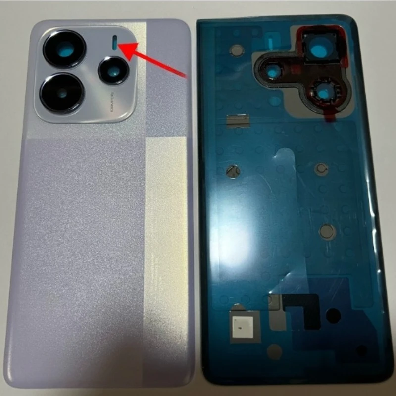 Replacement Rear Battery Door Back Housing Cover with Camera Lens and Adhesive for Xiaomi Redmi Note 14 5G Global Version