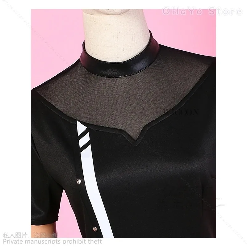 CyGame Project Sekai Косплей Отори Эму Косплей Костюм Неко Лолита Необычный праздничный костюм Пальто Рубашка Брюки Хэллоуин Униформа Парик Cos