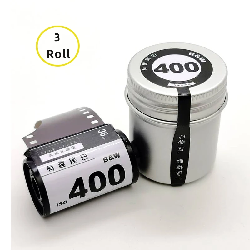 New Interesting For ISO 400 135 Format Professional Black and White Film 36 Exposure Per Roll