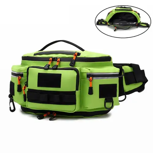 Bolsa de pecho para senderismo para hombre, riñonera de viaje con múltiples bolsillos, para escalada al aire libre, correr, ciclismo, bandolera, bolsa de aparejo con cinturón Molle deportiva