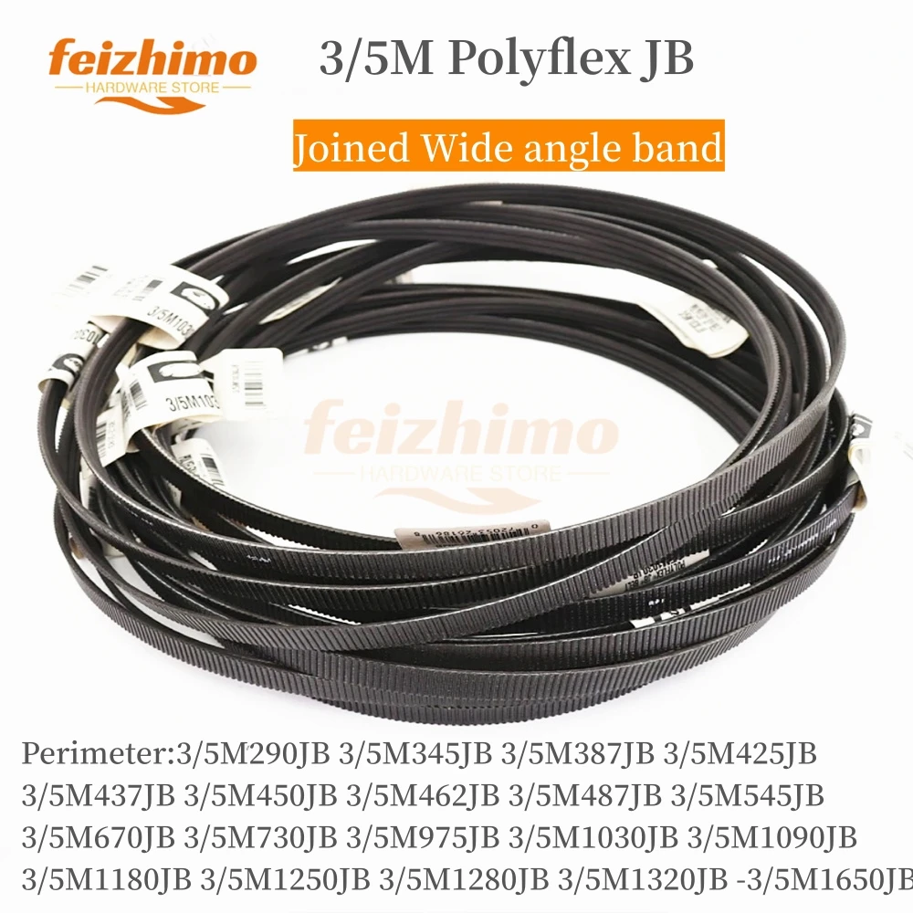 5M Polyflex JB Joined Wide angle band 3/5M290JB 3/5M345JB 3/5M387JB 3/5M425JB 3/5M437JB 3/5M450JB 3/5M462JB 3/5M487JB-3/5M1650JB