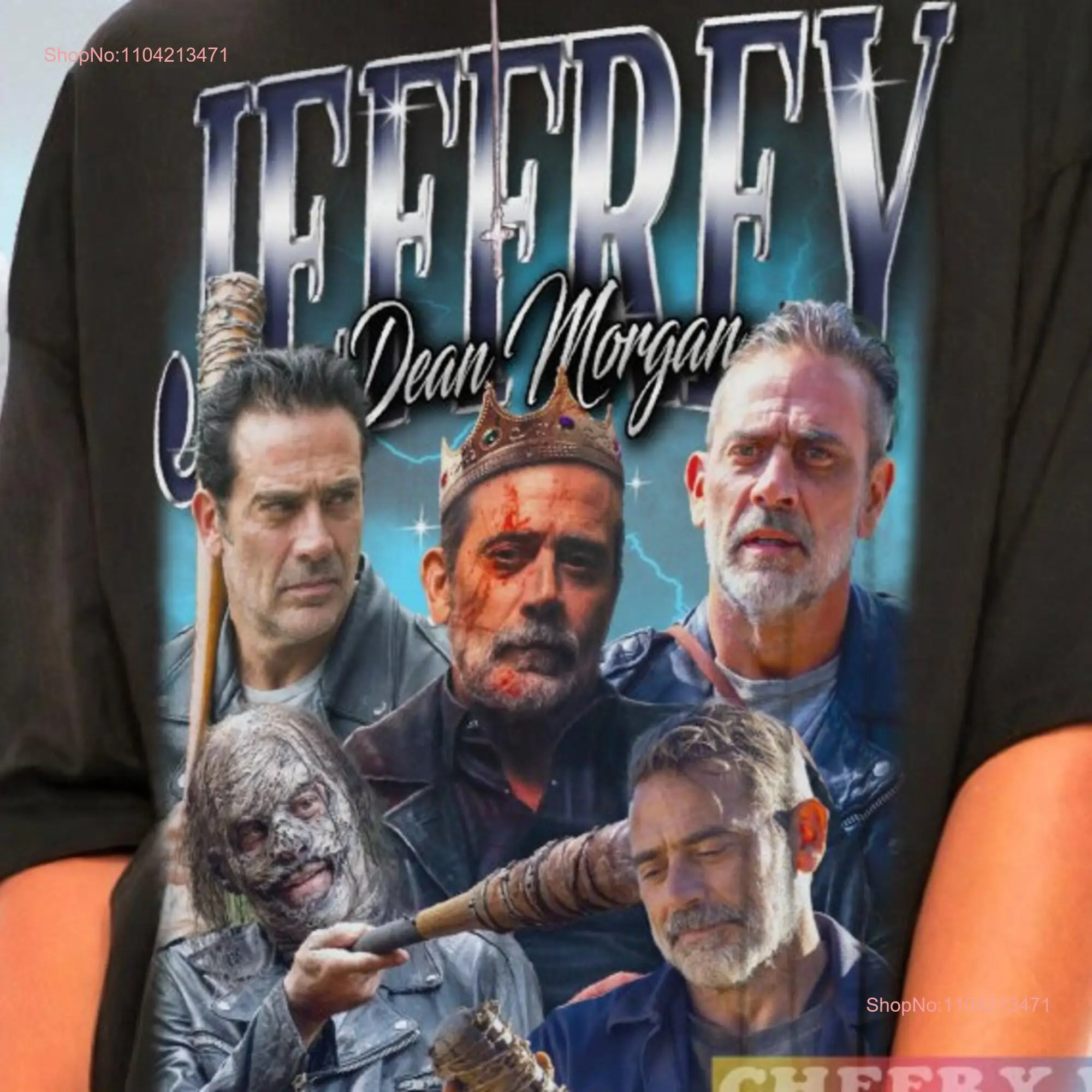 Jeffrey Dean Morgan T Shirt SweaT long or short sleeves