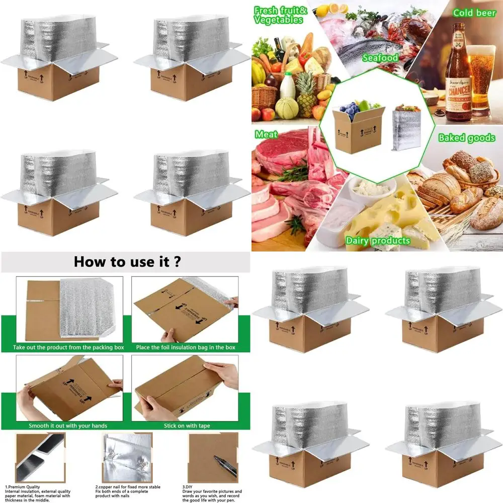 

Изолированные транспортные коробки 15x9x7 с маслостойким покрытием, двойная изоляция для замороженных и горячих товаров, многоразовые термоконтейнеры для перевозки гнилопонятливых продуктов