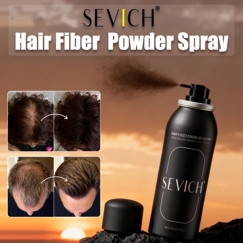 

Sevich Hair Building Fiber powder Spray Waterproof Hairline Thickening Spray Hair Loss Instant Filling Spray for Men and Women