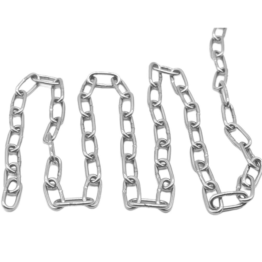 

1PC 3 Meter Stainless Steel Pet Pulling Chain Dog Chain Heavy Duty Chain for Home Industry Outdoor