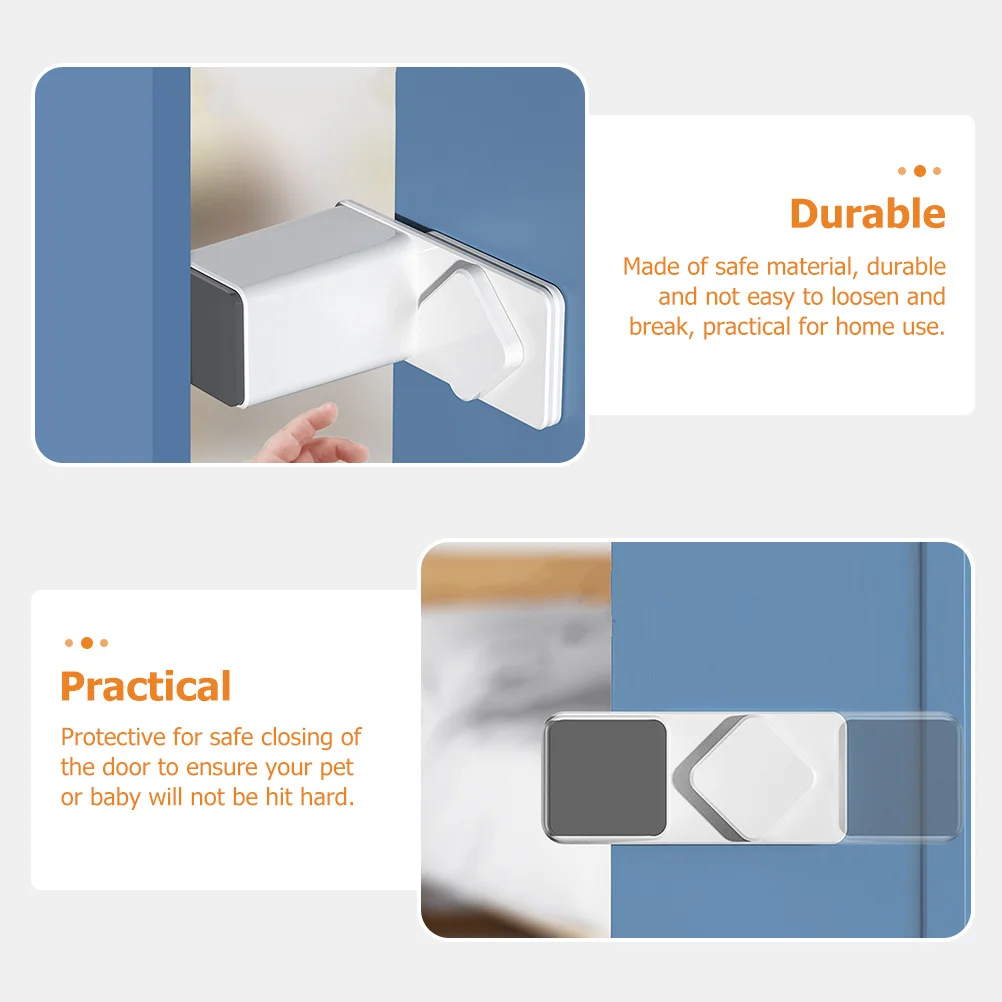 

3Pcs Finger Pinch Guard Door Stopper for Kids Baby Proofing Slam Protection Safe Closing Mute Impact Reduction No Drill