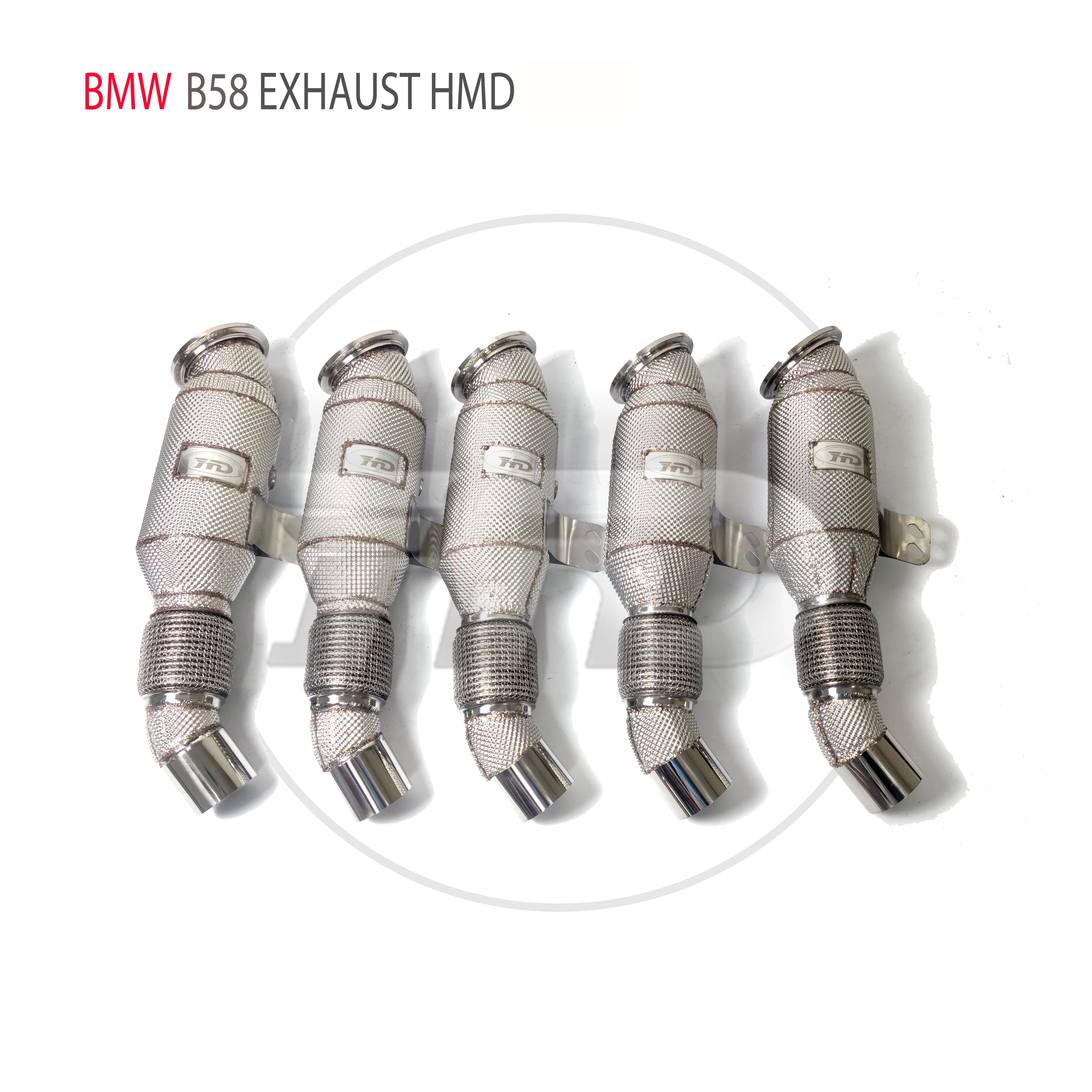 HMD Exhaust System High Flow Performance Downpipe for BMW M240i B58 3.0T Car Accessories With Cat Pipe