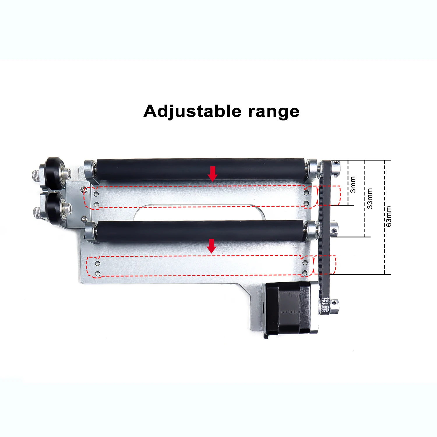 Rotating equipment, Y-axis rotating roller, compatible with engraving machines, engraving cylindrical objects, Vacuum cups, eggs