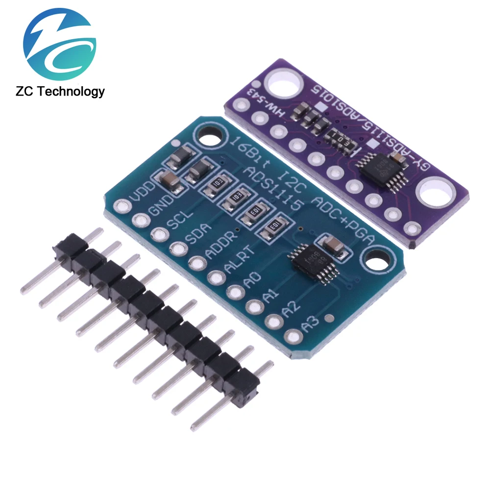 16 Bit I2C IIC ADS1115 ADS1015 ADS1118 Converter Module PCA9306 ADC Board For Arduino RPi Level Translation Amplifier