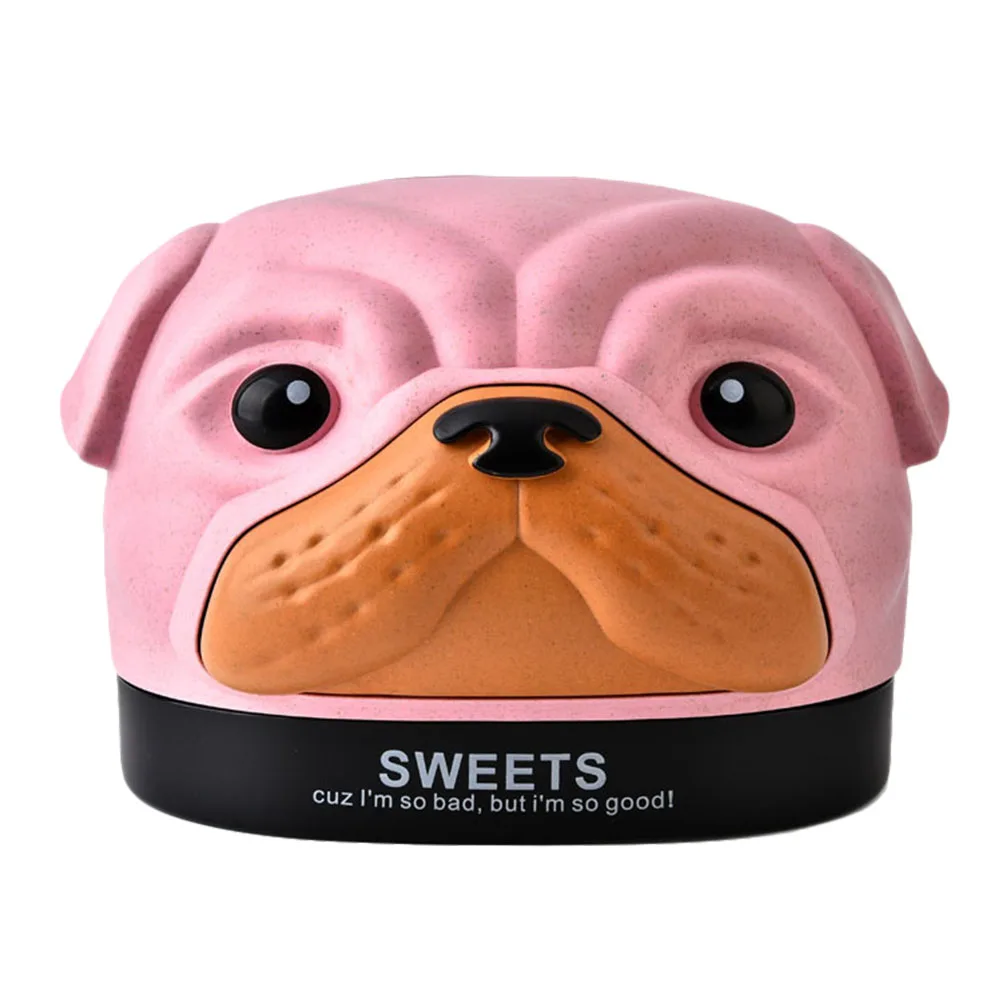 

Environmentally Friendly Bobby Dog Shape Tissue Box Cover Easy to Clean Cartoon Design for Kids Room Bathroom Desk Tissue Holder
