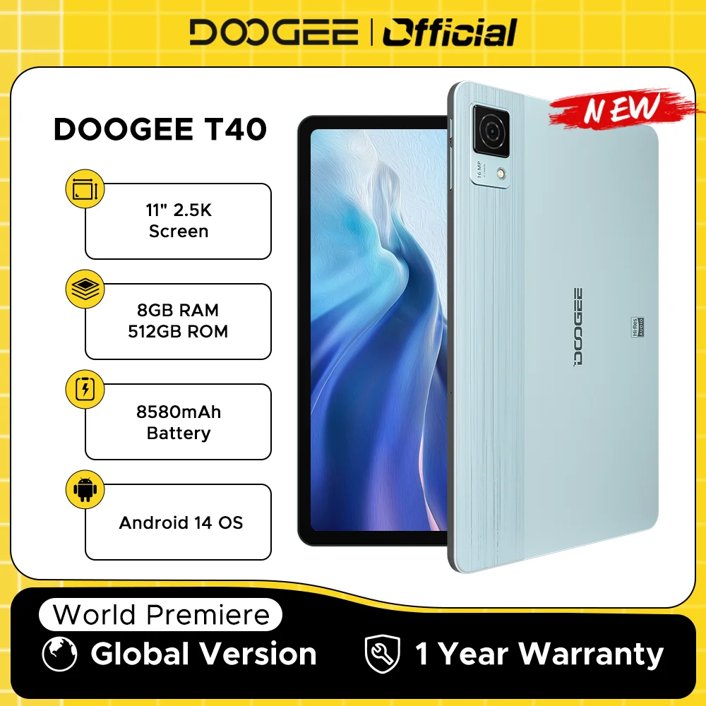 DOOGEE T40 Tablet Android 14 11