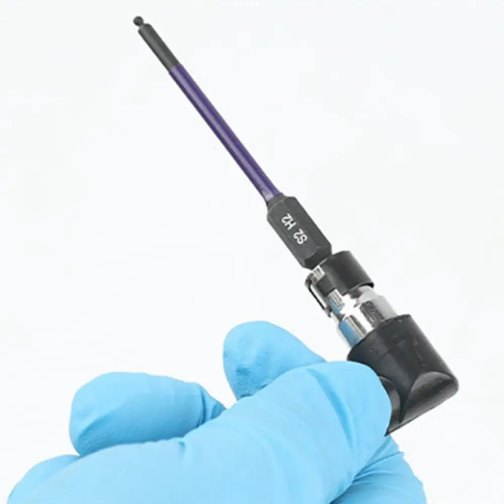 12pcs 75mm Ball End Screwdriver Bit Magnetic 1/4 Inch Hex Shank Hexagonal Screwdriver Bit Alloy Steel High Hardness