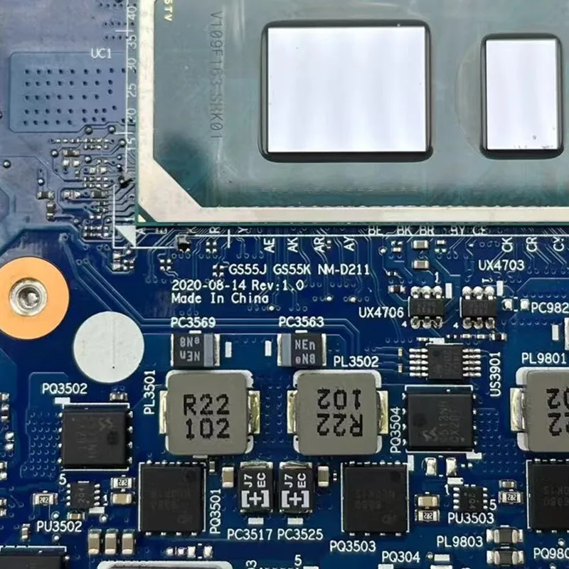 Placa Base para Laptop Lenovo Ideapad 5-15ITL05 NM-D211 con CPU I3/I5/I7 de 11.ª Generación, 8GB/16GB, 100% Probada y en Perfecto Funcionamiento