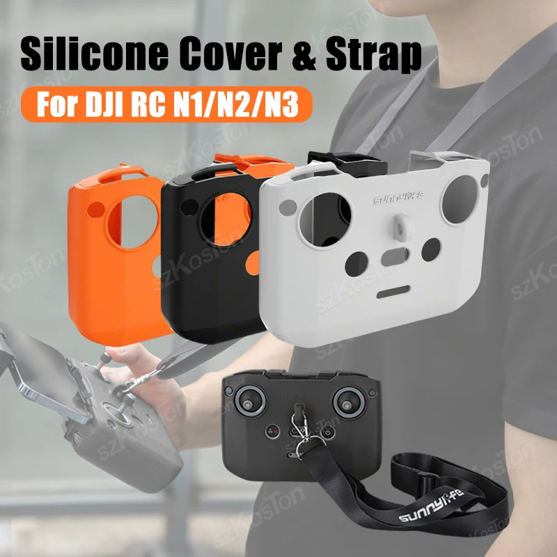 Silikonhülle für DJI NEO/Air 3S/Mini 4 Pro/Mini 4K Fernbedienung, kratzfeste Schutzhülle für RC N3/2/1 Steuerungszubehör