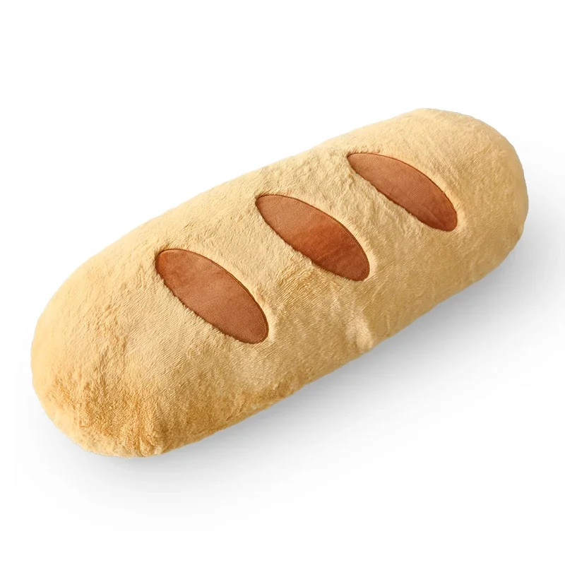 Jouet en peluche de pain Baguette géant simulé, nourriture en peluche, oreiller de sommeil long, coussin de poupée doux, cadeau de noël pour enfants